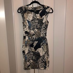 French Connection Palm print dress
